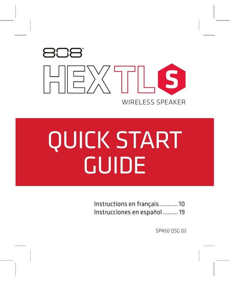 808audio HEX TLS User manual 808audio HEX TLS User manual
