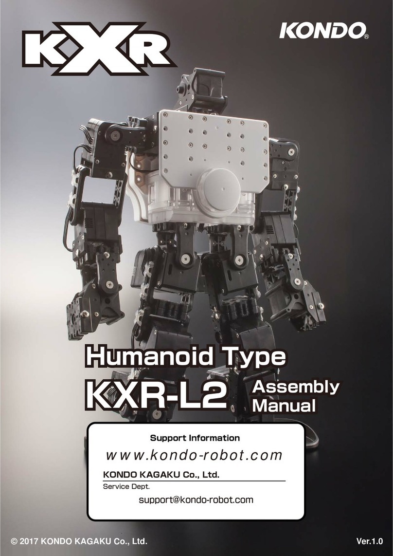 Kondo Kagaku KXR-L2 Assembly manual