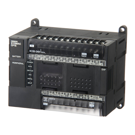 Omron CP1E-E**D Series user manual