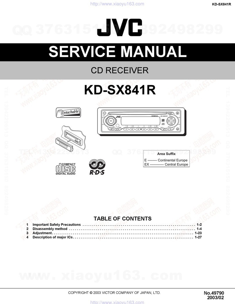JVC KD-SX841R User manual