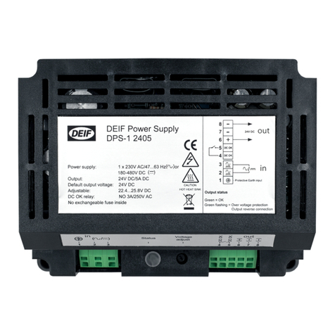 Deif DPS-1 Installation and operation instructions