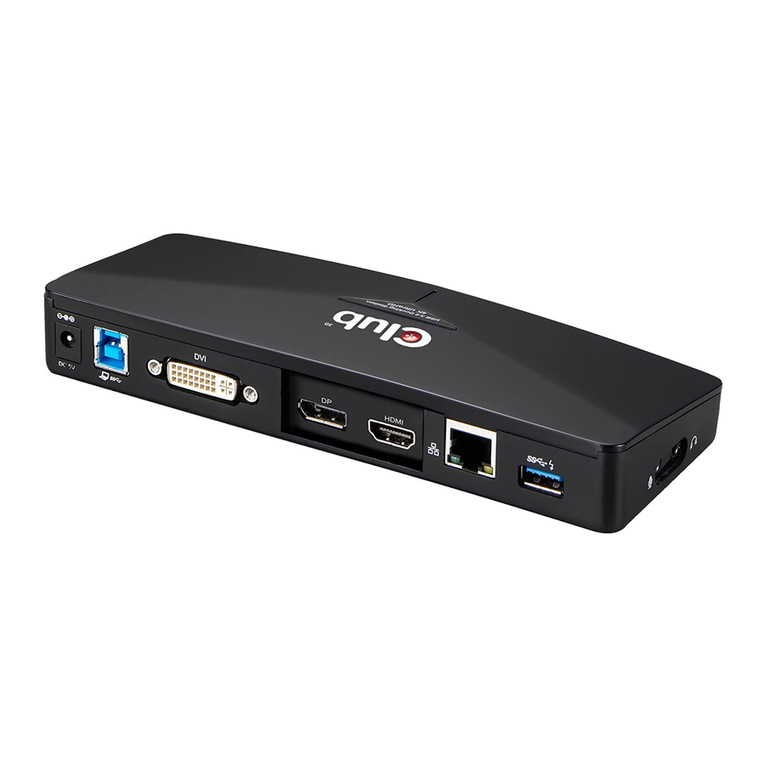 Club 3D CSV-3103D User manual