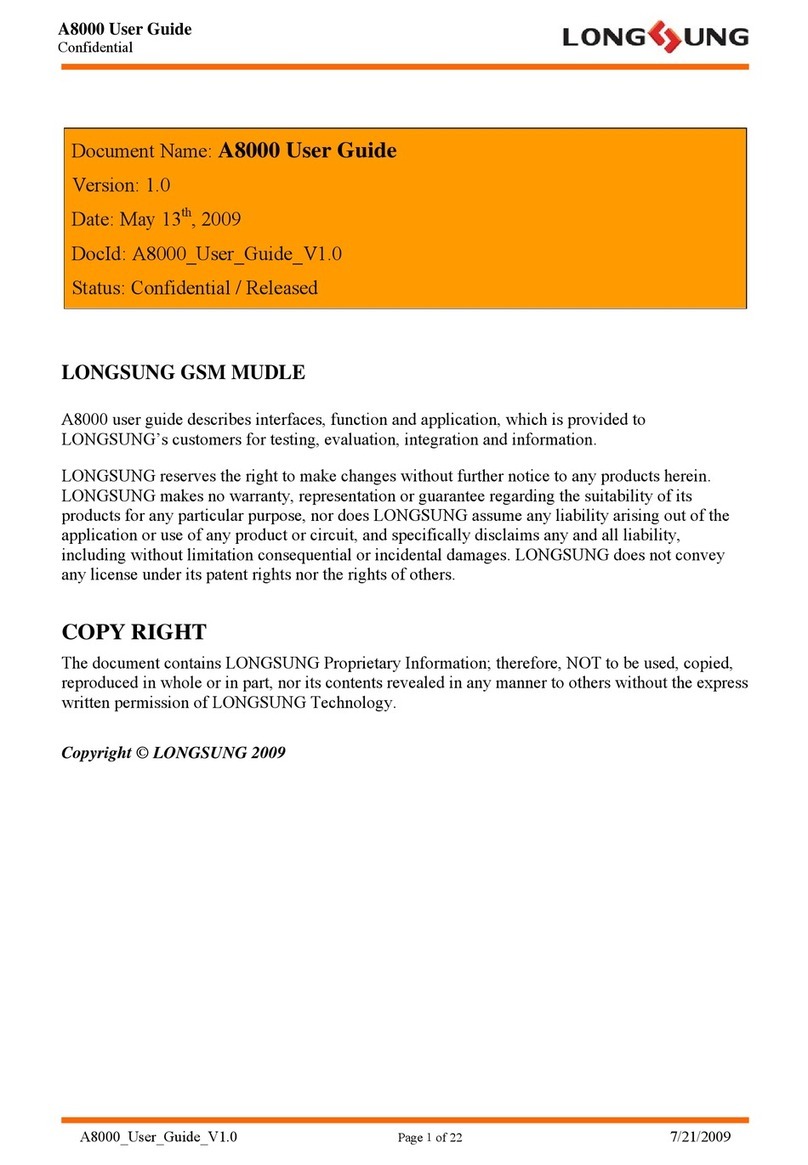 Longsung A8000 user guide
