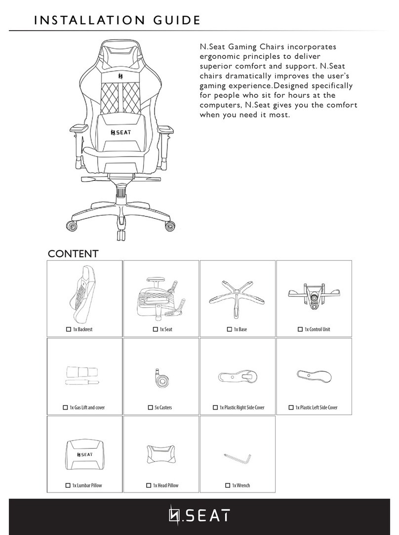 N.Seat Pro 600 series installation guide