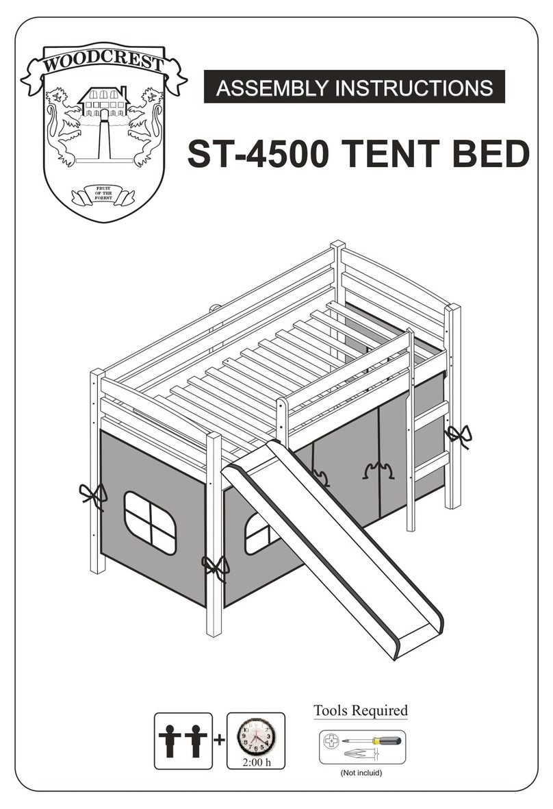 Woodcrest ST-4500 Assembly instructions