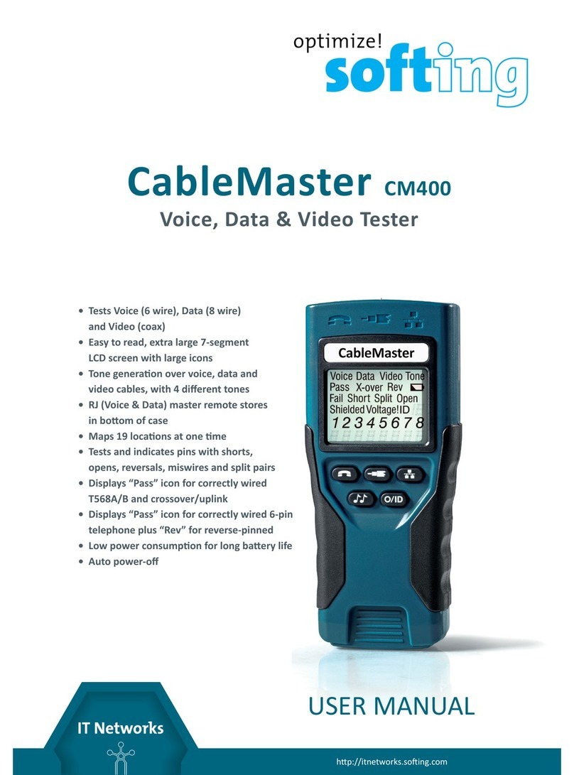 Softing CableMaster User manual