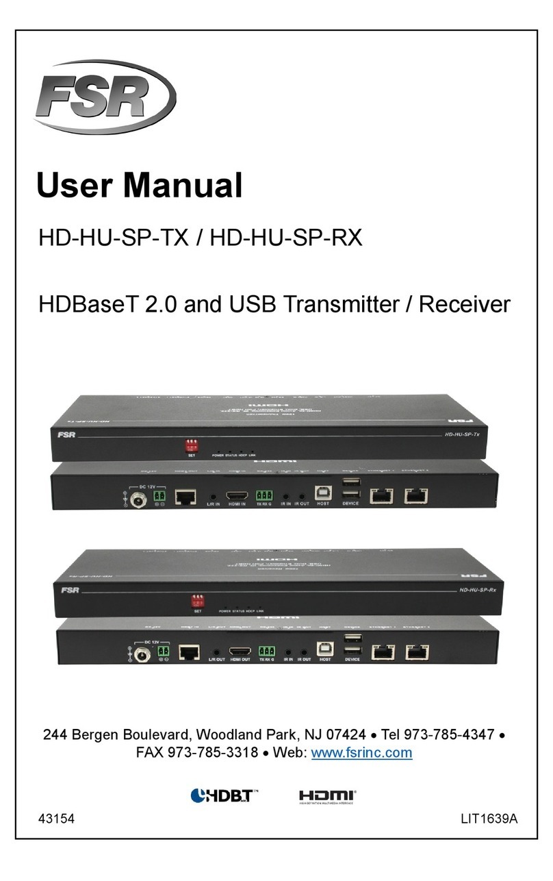 FSR HD-HU-SP-TX user manual