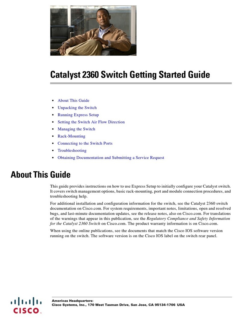 Cisco Catalyst 2360 Getting started guide Cisco Catalyst 2360 Getting started guide