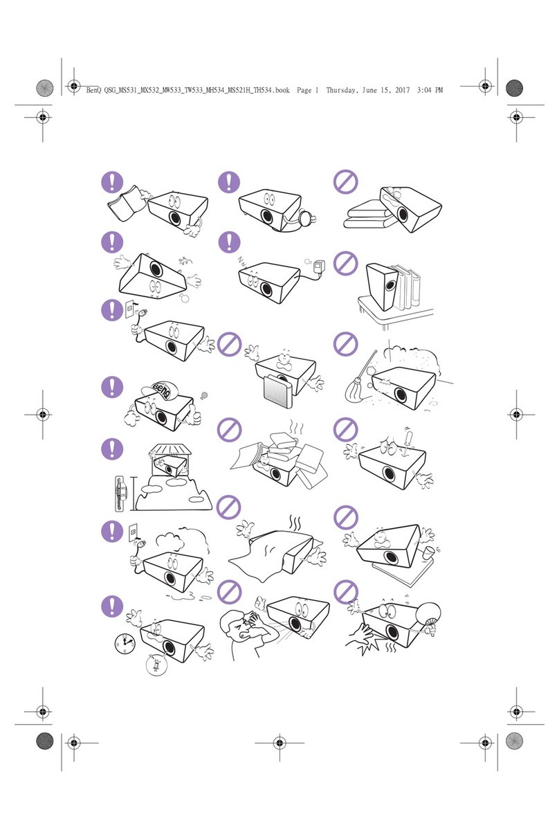 BenQ MS531 quick start guide
