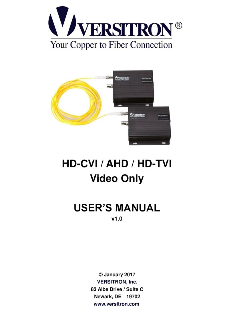 VersiVision HD series user manual