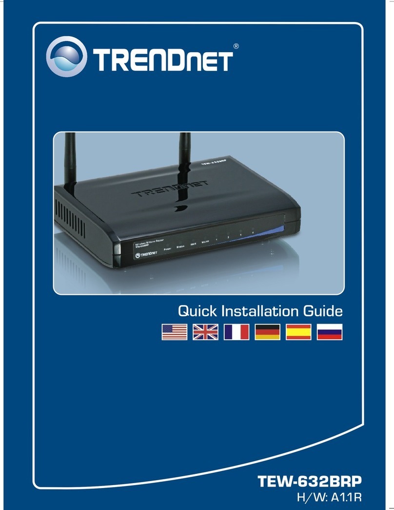 TRENDnet TEW 632BRP - Wireless Router User manual