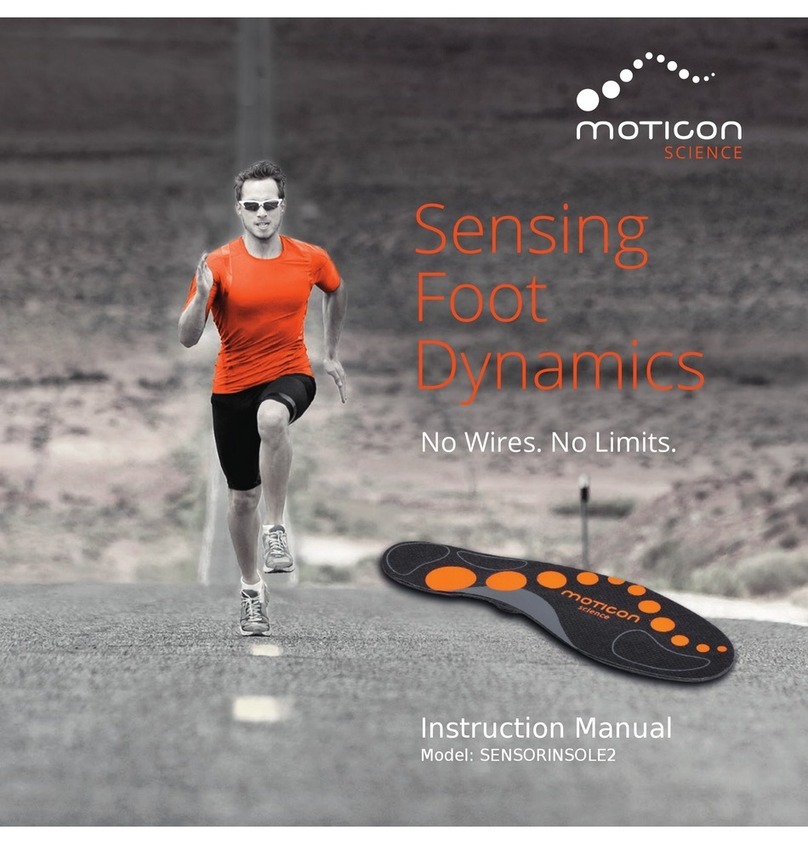 Moticon SENSORINSOLE2 instruction manual