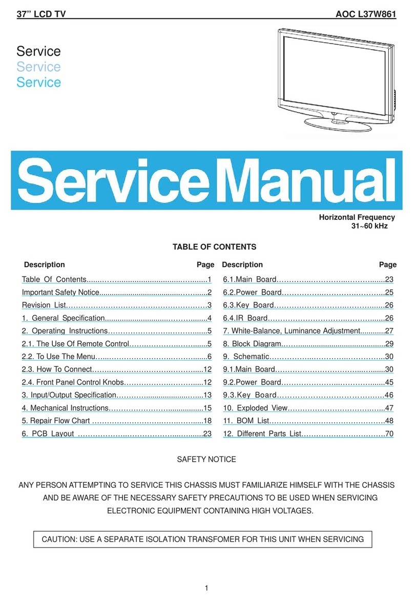 AOC L37W861 User manual
