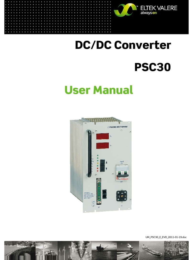 Eltek Valere PSC30 user manual