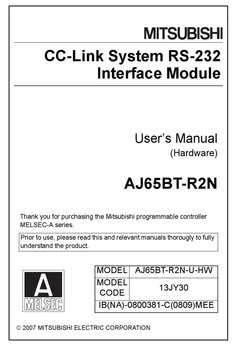 Mitsubishi AJ65BT-R2N-U-HW user manual Mitsubishi AJ65BT-R2N-U-HW user manual