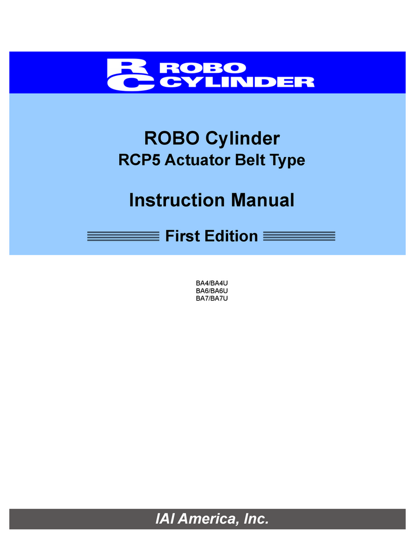 ROBO Cylinder RCP5-BA4 User manual