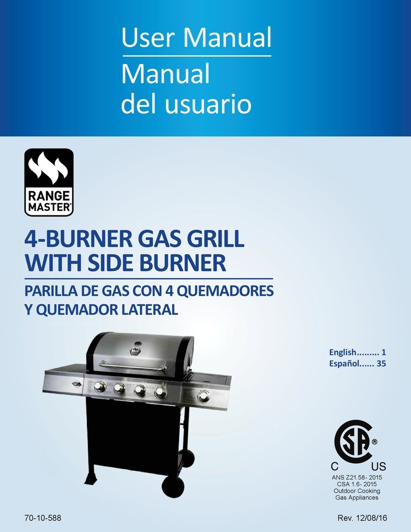 Range Master 70-10-588 User manual Range Master 70-10-588 User manual