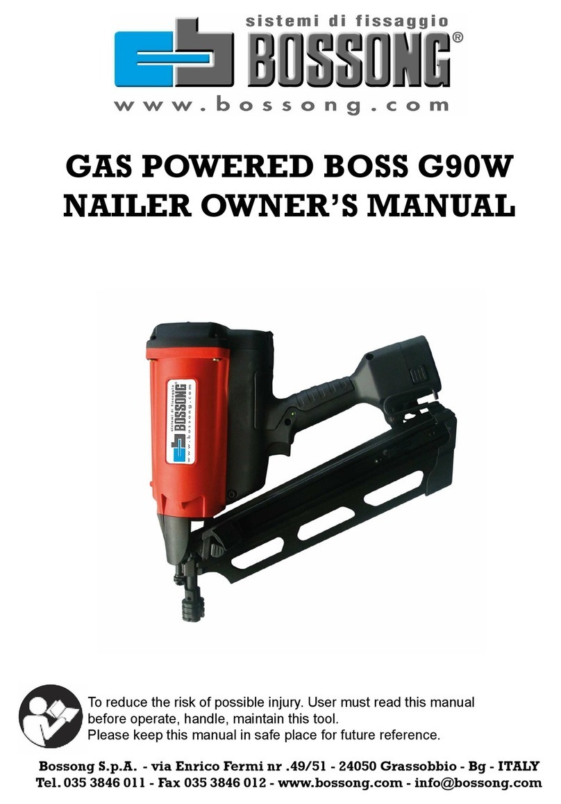 Bossong Boss G90W owner's manual