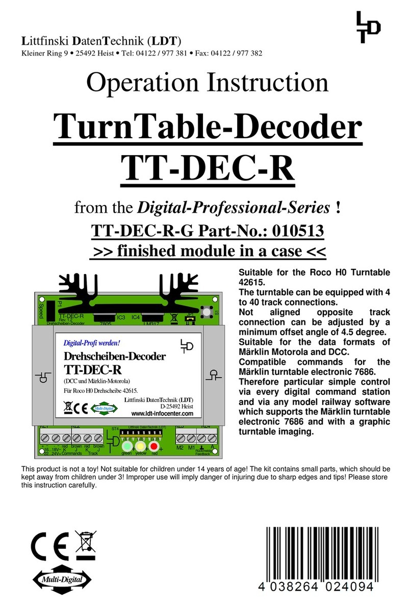 LDT TT-DEC-R User manual