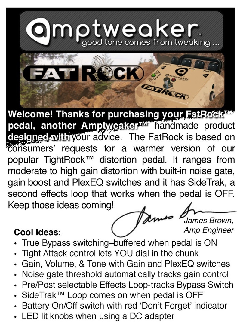 Amptweaker FatRock User manual Amptweaker FatRock User manual