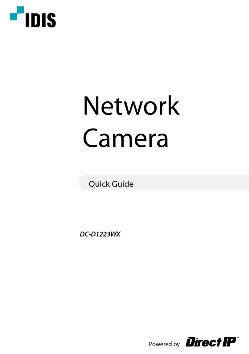 Idis DC-D1223WX' User manual