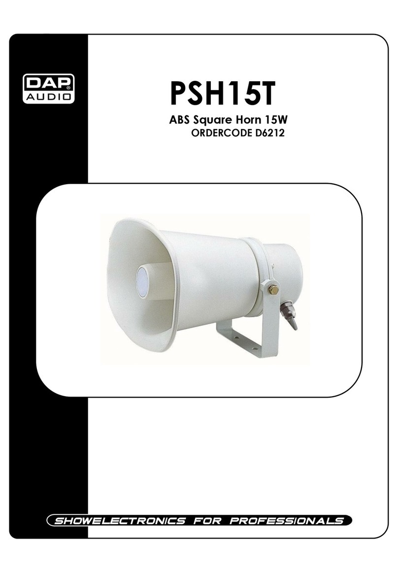 DAPAudio PSH15T manual