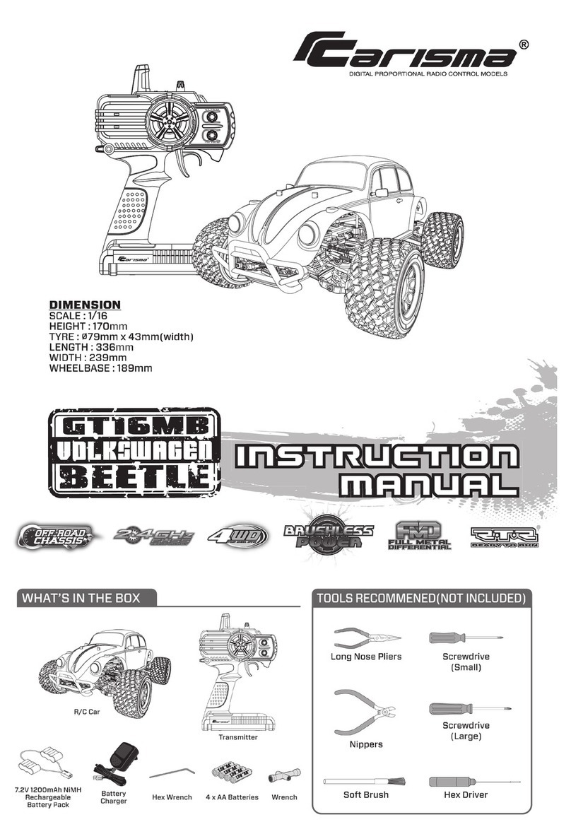 Carisma GT16MB Volkswagen Beetle instruction manual