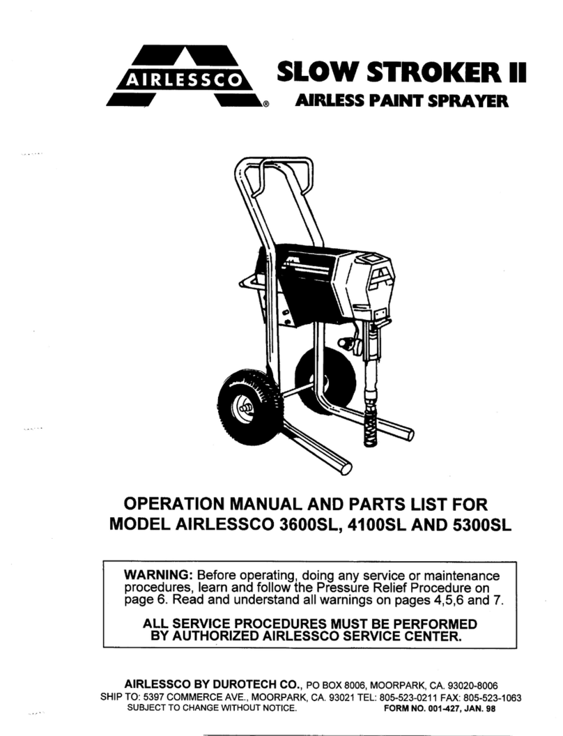 AIRLESSCO slow stroker II 4100SL User manual