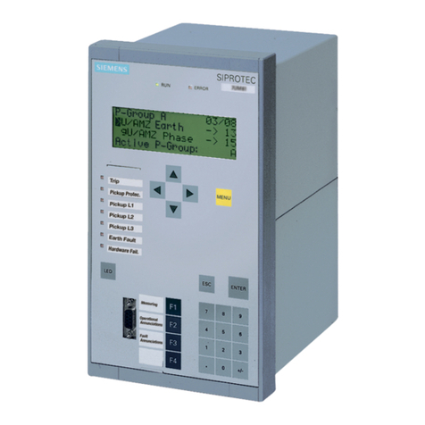 Siemens SIPROTEC 4 User manual