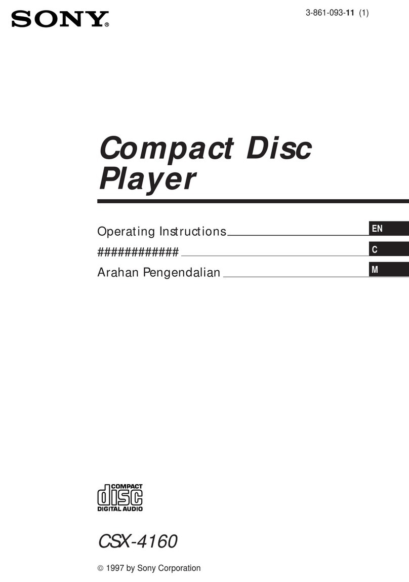 Sony CSX-4160 User manual