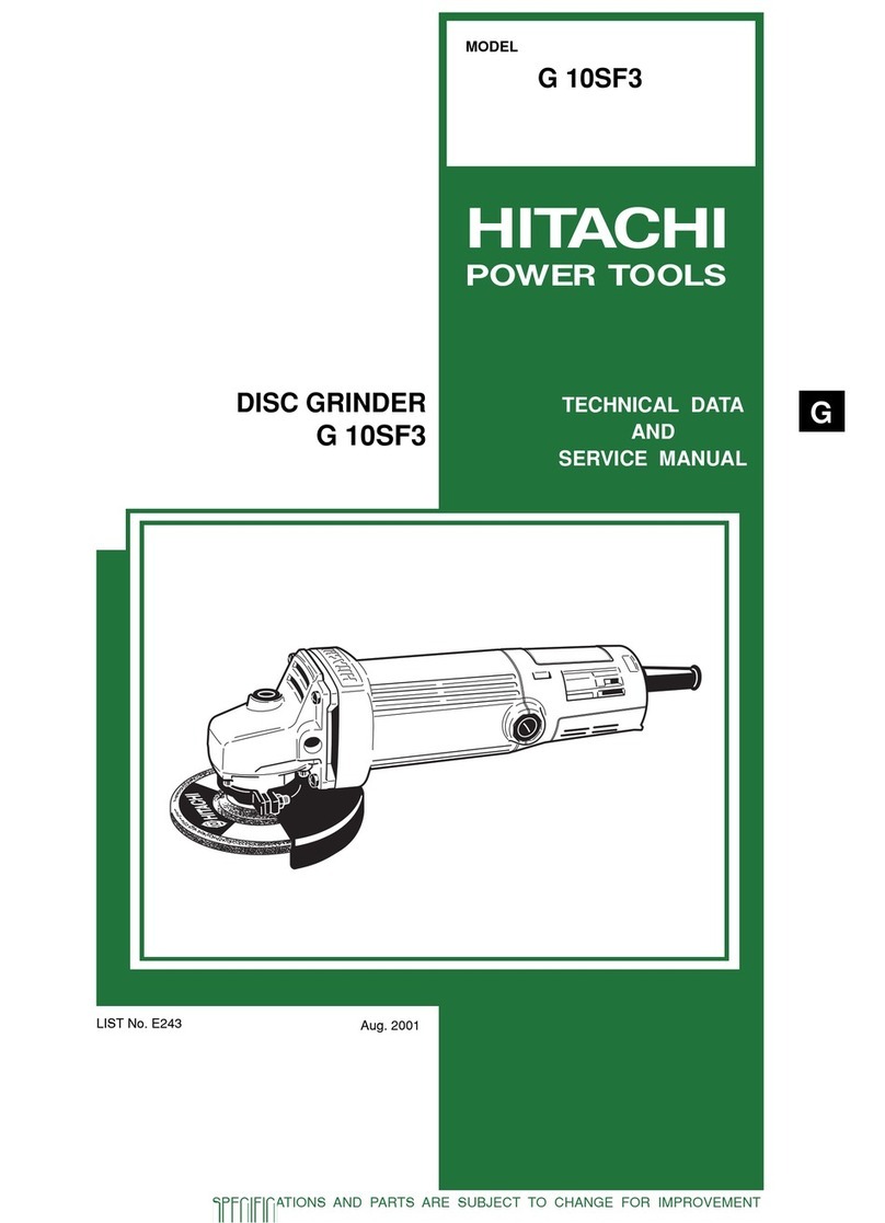 Hitachi G 10SF3 Manual
