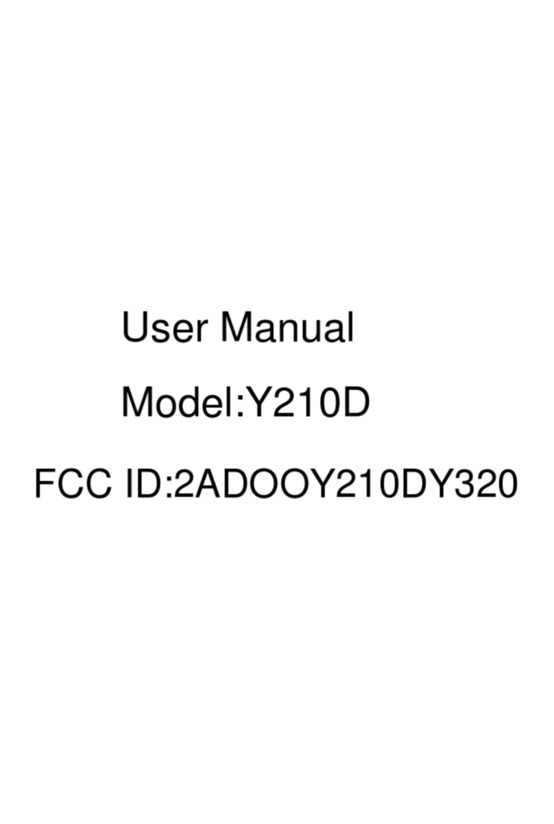 Piu Mobile Y210D user manual