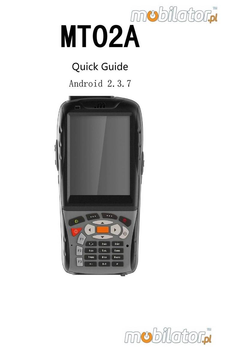 Mobilator MT02A Standard quick guide