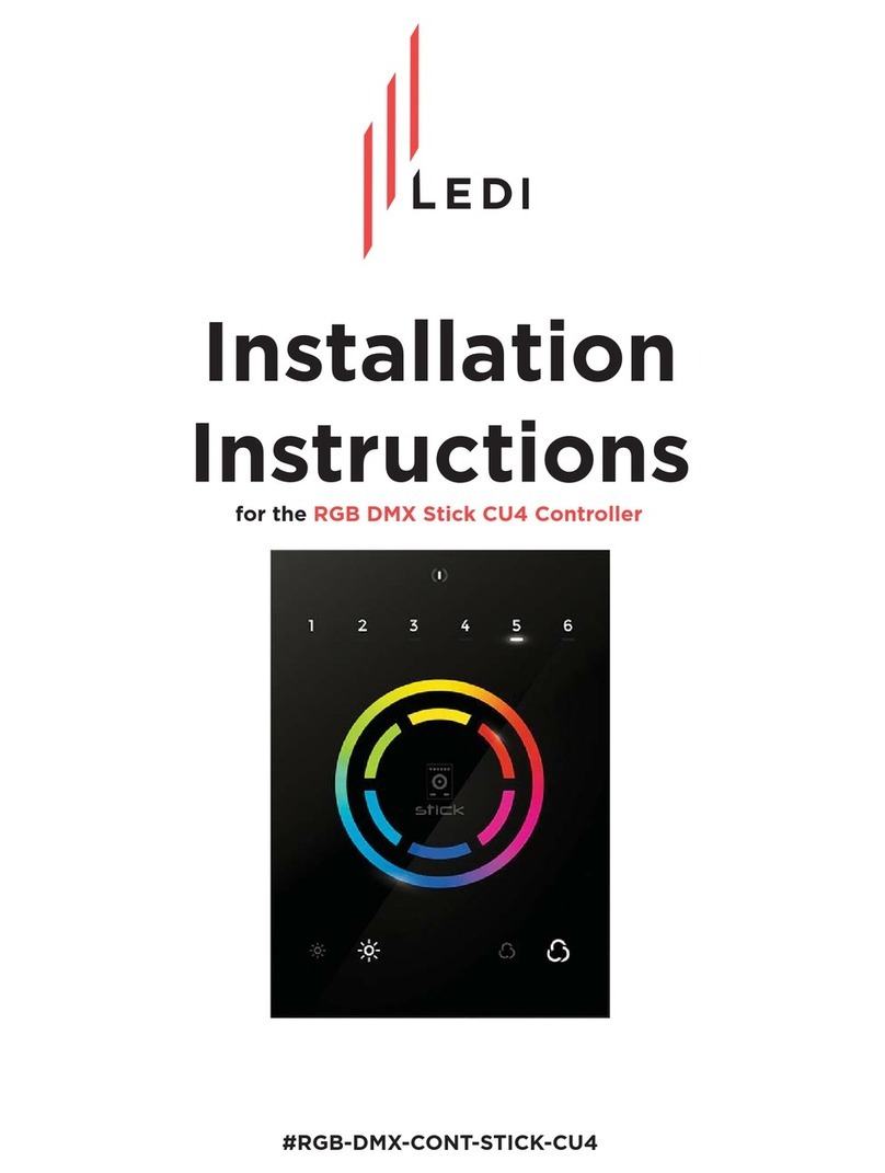 Ledi RGB-DMX-CONT-STICK-CU4 User manual