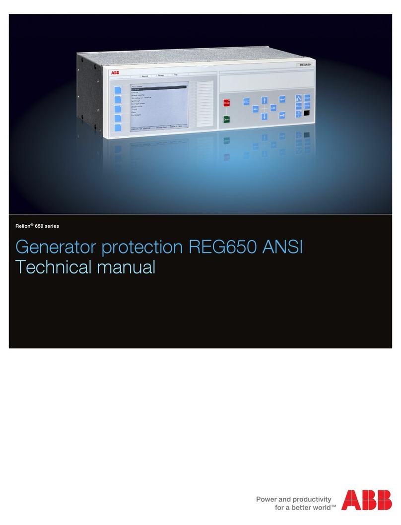 ABB Relion User manual