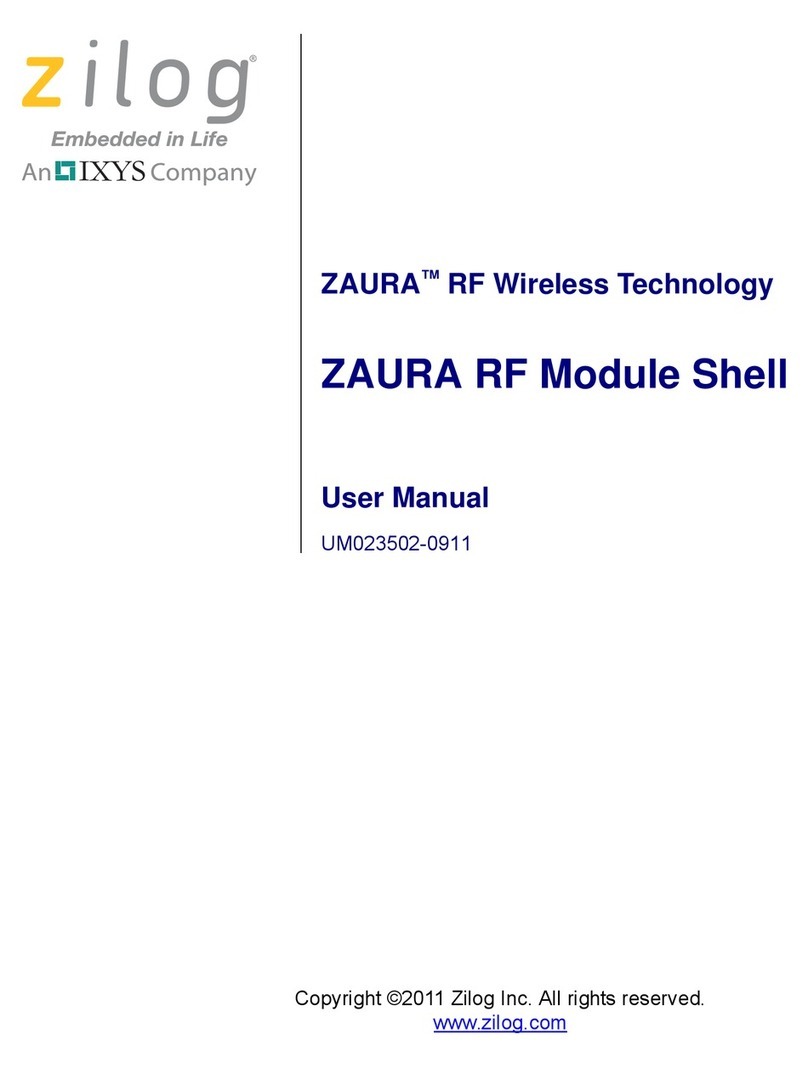 Zaura RF Module Shell user manual