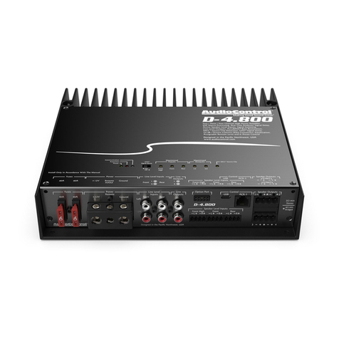 Audio Control D-4.800 User manual