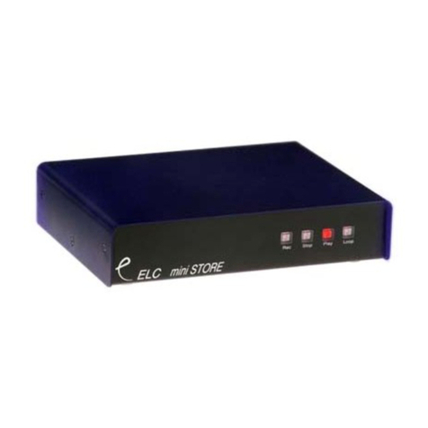 ELC miniSTORE user manual ELC miniSTORE user manual