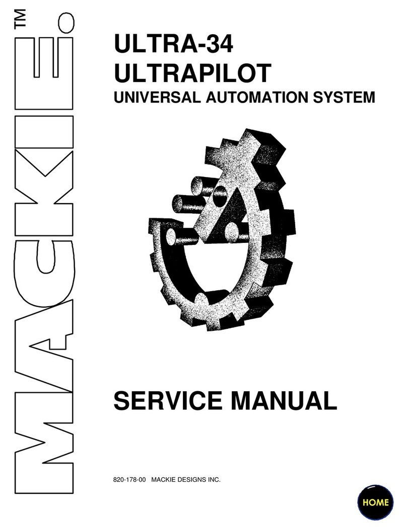 Mackie Ultra-34 Service manual