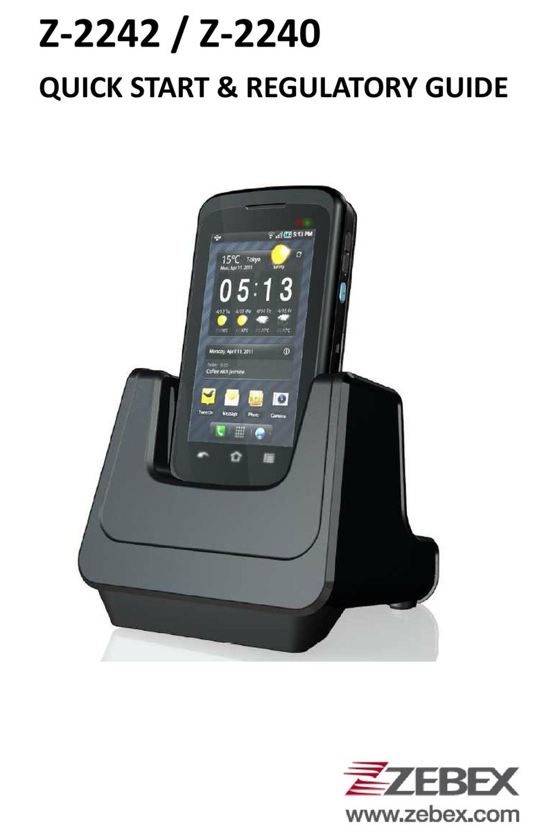 Zebex Z-2242 quick start guide