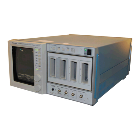 Tektronix CSA 803C User manual