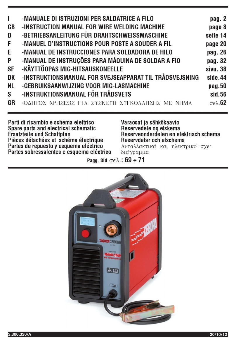 Cebora MONO STAR instruction manual