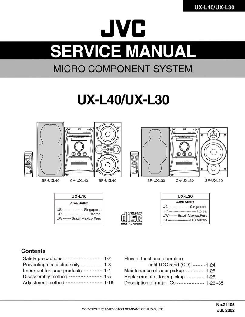 JVC UX-L40 User manual