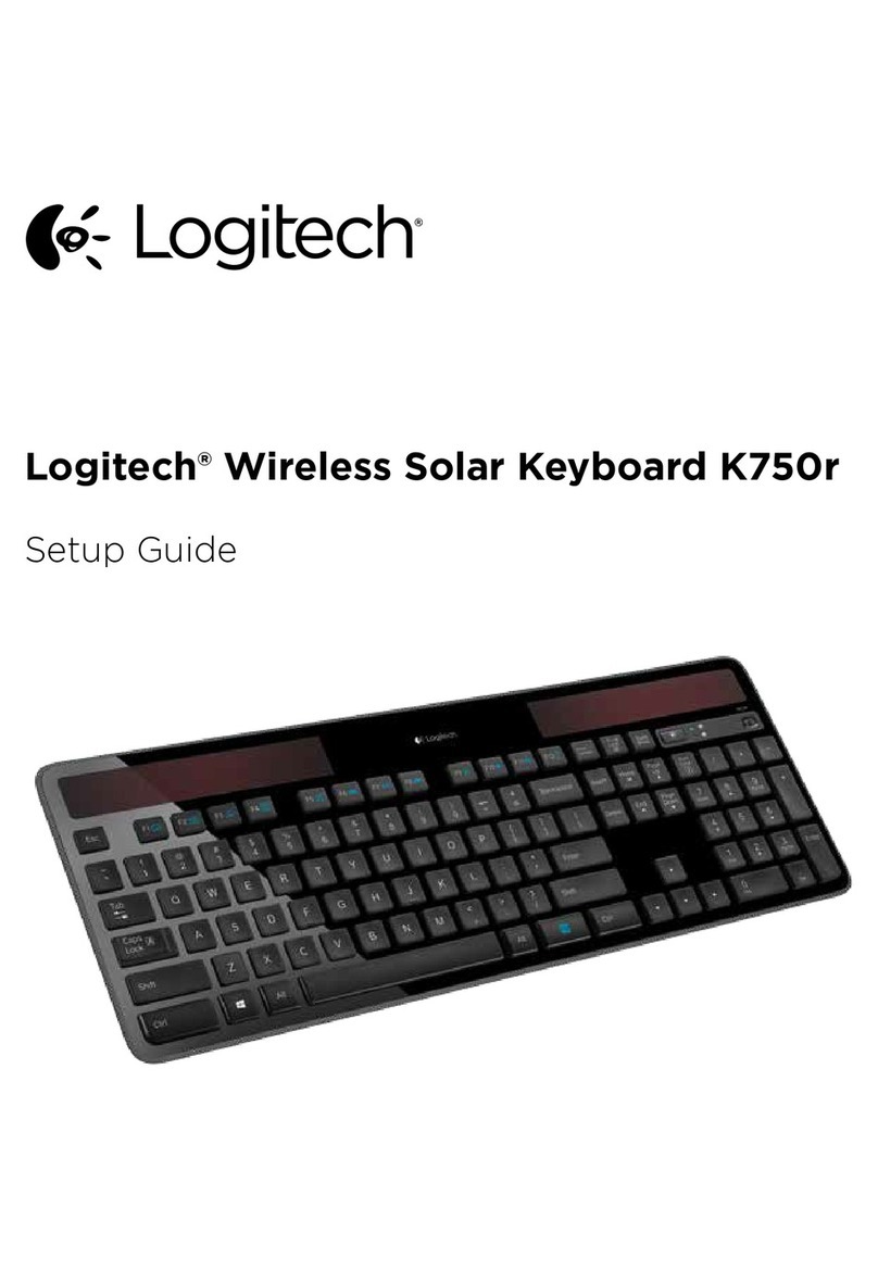 Logitech K750r User manual