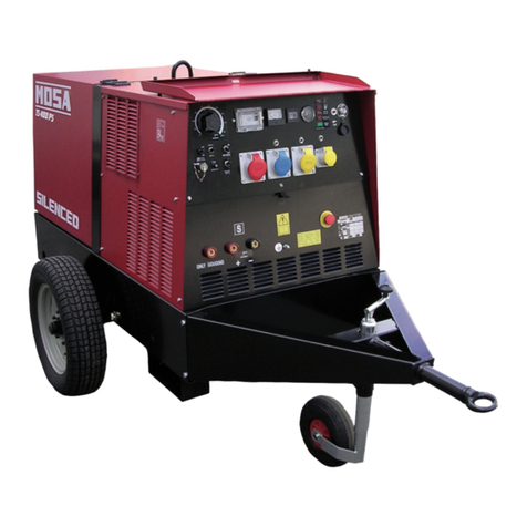 Mosa TS 400 PS-BC Use and maintenance manual