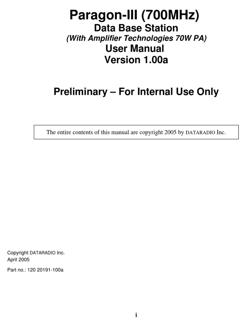 Dataradio Paragon-III user manual