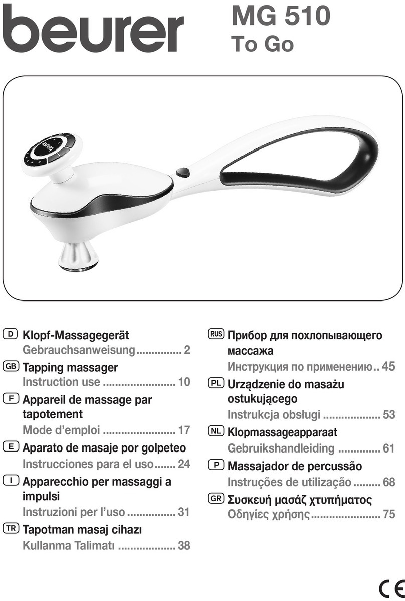 Beurer MG 510 User manual