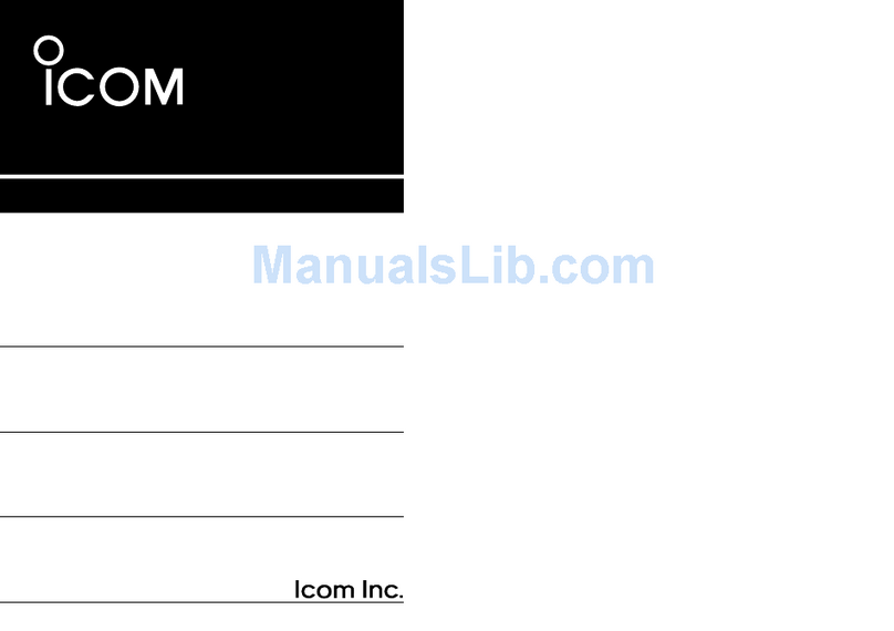 Icom IC-V8000 Optional instructions