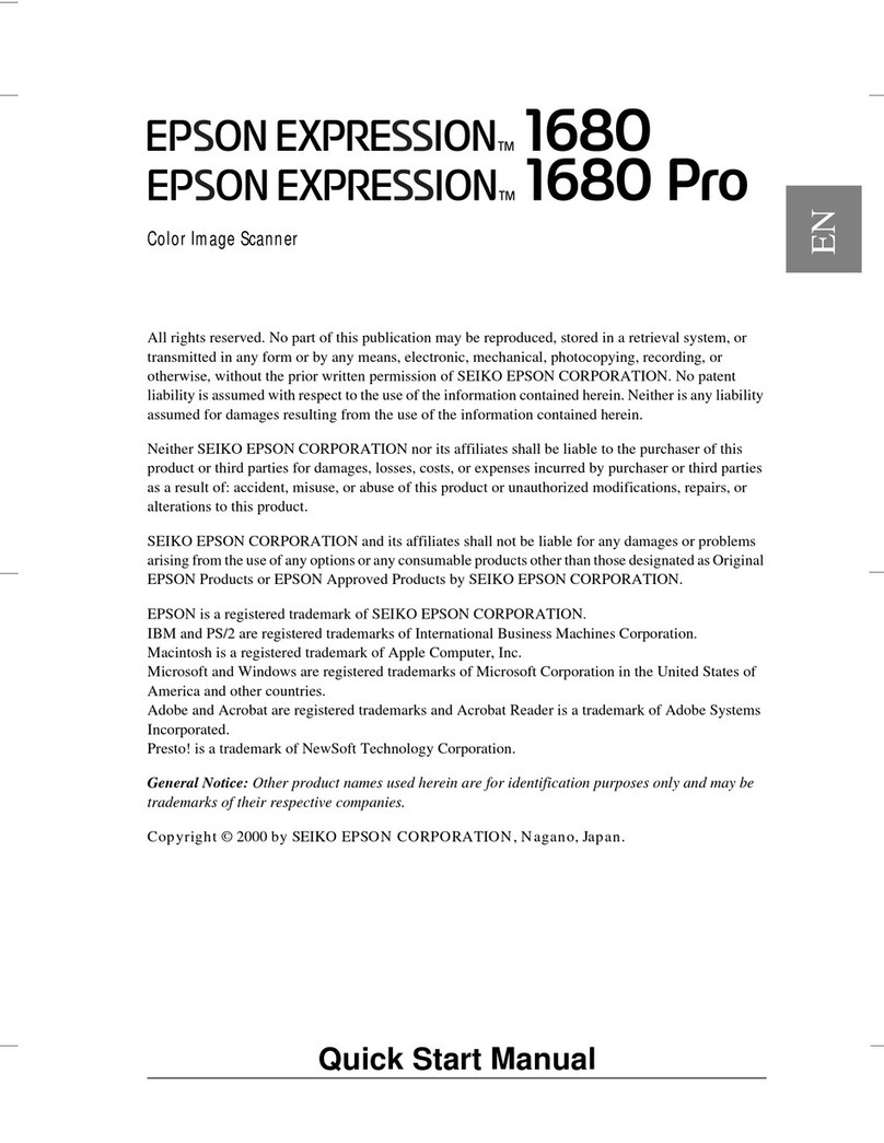 Epson 1680 - Expression Special Edition manual