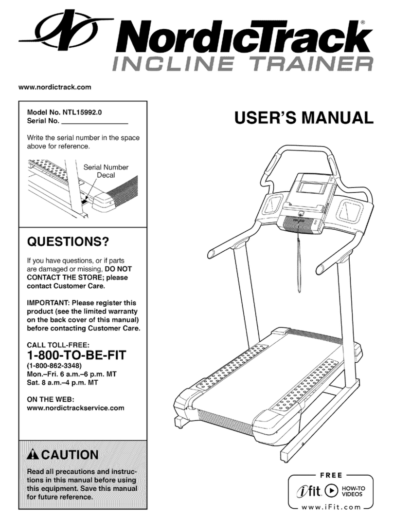NordicTrack NTL15992.0 User manual